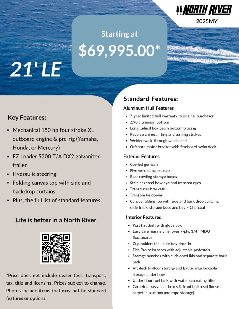 2025 North River 21 SEAHAWK LE