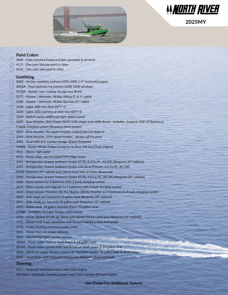 2025 North River ENDURANCE