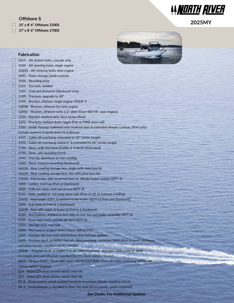 2025 North River SEAHAWK OFFSHORE S SERIES