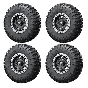 Fuel Anza D557 Non Beadlock Wheel EFX® MotoMTC 30 Tire Kit