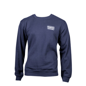 Yamaha Marine Tie Dye Crewneck Sweatshirt Medium navy blue