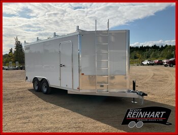 2026 XCel Trailers 7x22 Plus 5 V Nose Aluminum Snowmobile Trailer