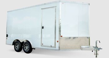 E Z Hauler ENCLOSED 5x8 WIDE CARGO TRAILERS