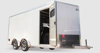 2026 Cargo Mate 7.5x16 Steel Wide Body Enclosed Wide Body & Blackout Package