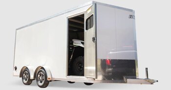 E Z Hauler ENCLOSED 8.5x16 WIDE CARGO TRAILERS
