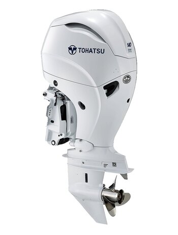 Tohatsu MFS150A Aqua Beluga White