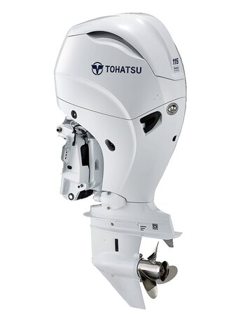 Tohatsu MFS150A Aqua Beluga White