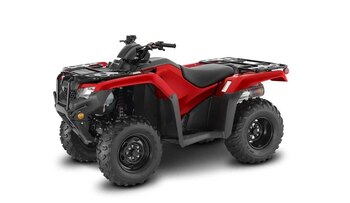 2025 Honda Rancher TRX420 Manual Shift Hero Red