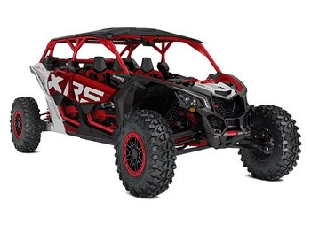 2025 Can Am Maverick X3 X rs TURBO RR with Smart Shox Fiery Red & Hyper Silver