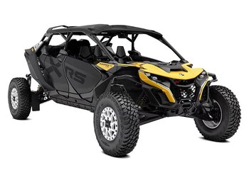 2025 Can Am Maverick R X RS Carbon Black & Neo Yellow