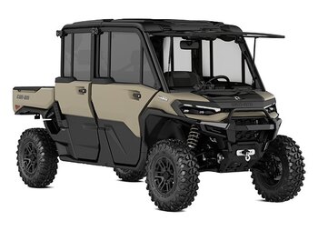 2025 Can Am Defender Limited Desert Tan & Stealth Black