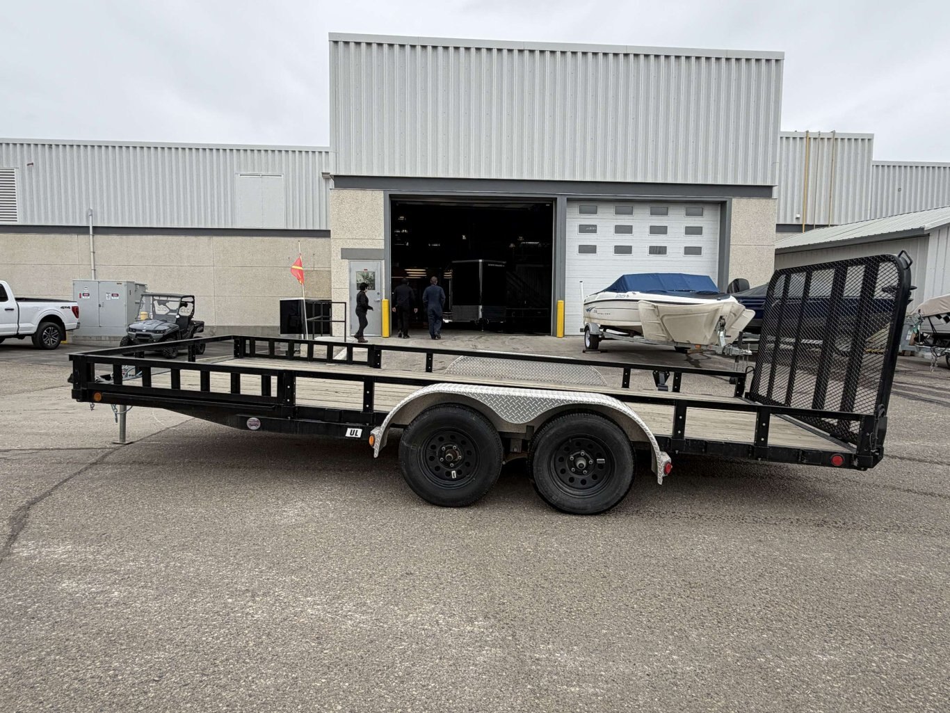 2023 PJ Trailers Flat Deck Utility Trailer Amazing Condition! Haul More Today!