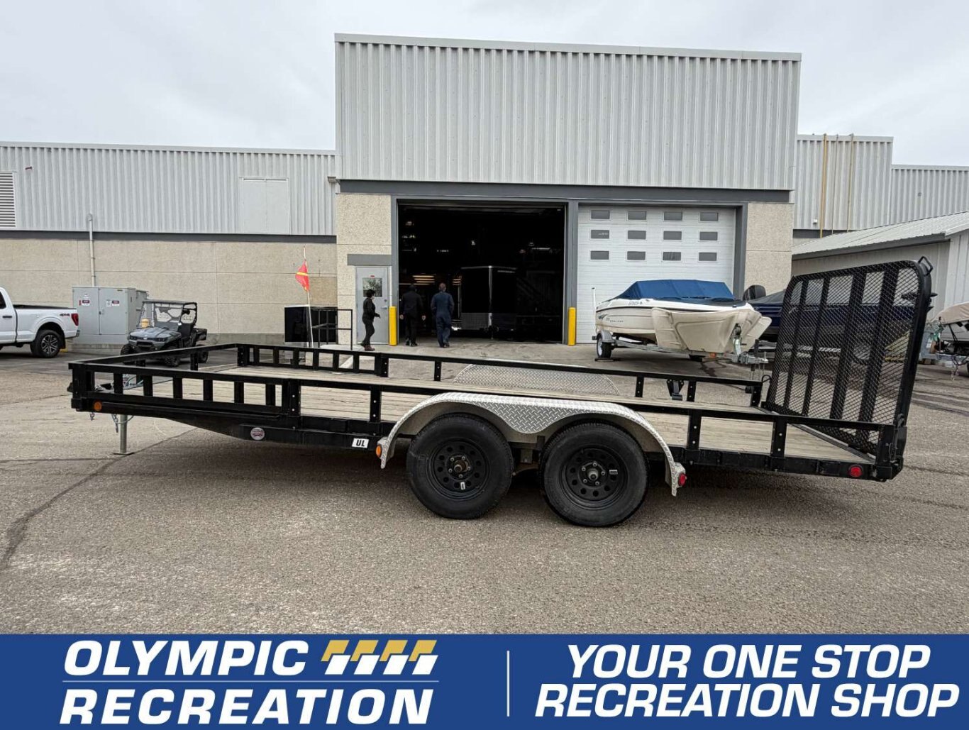 2023 PJ Trailers Flat Deck Utility Trailer Amazing Condition! Haul More Today!