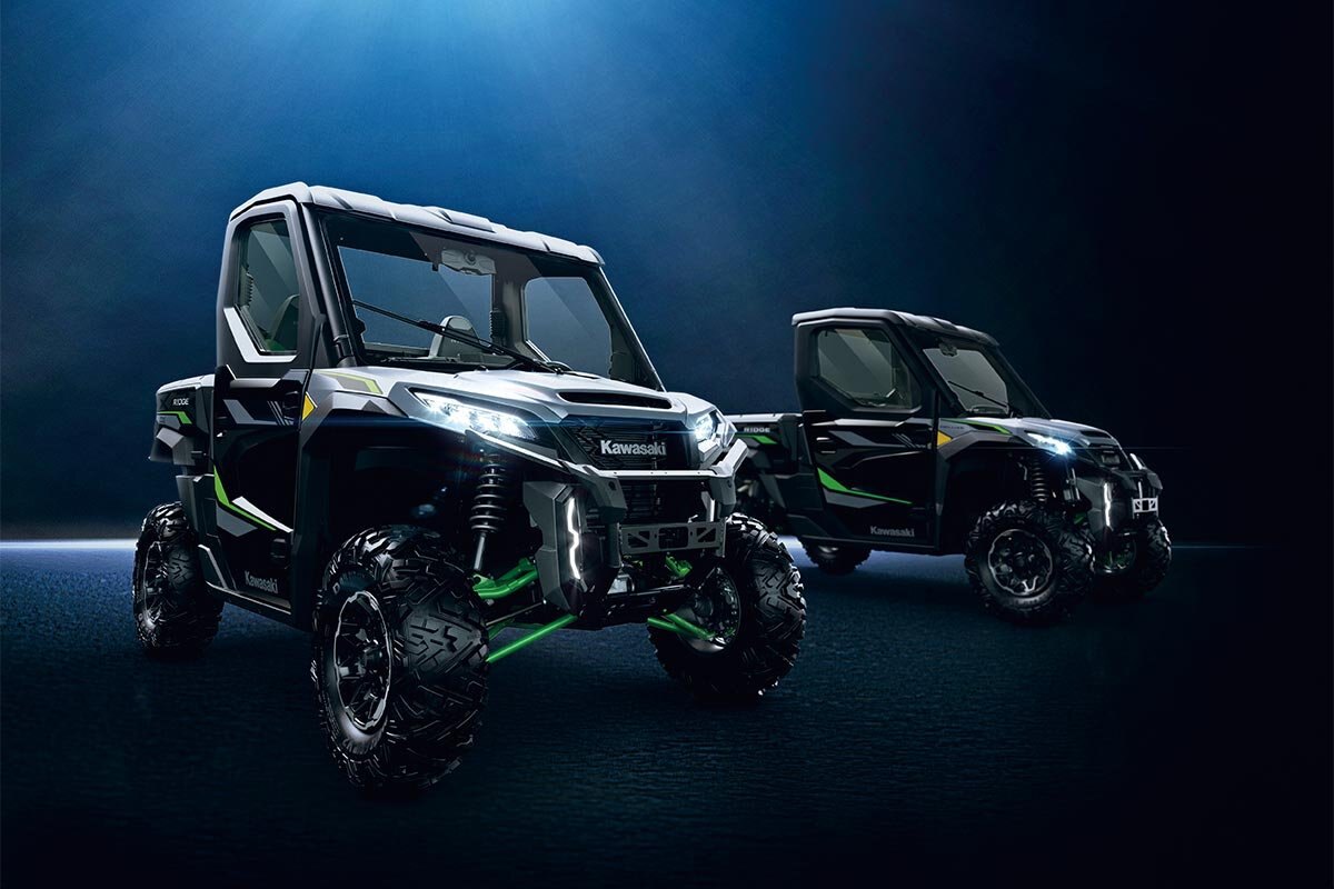 2025 Kawasaki RIDGE XR DELUXE HVAC Metallic Graystone