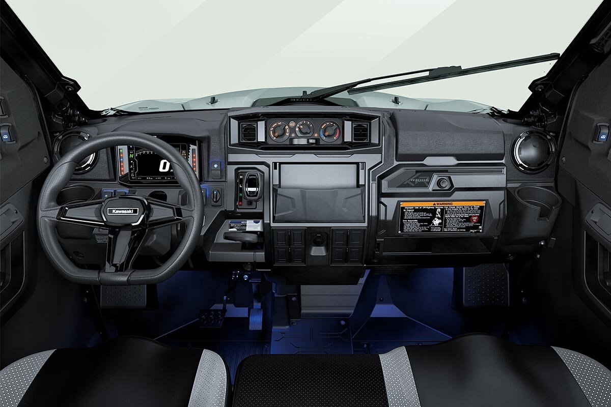 2025 Kawasaki RIDGE XR DELUXE HVAC Metallic Graystone