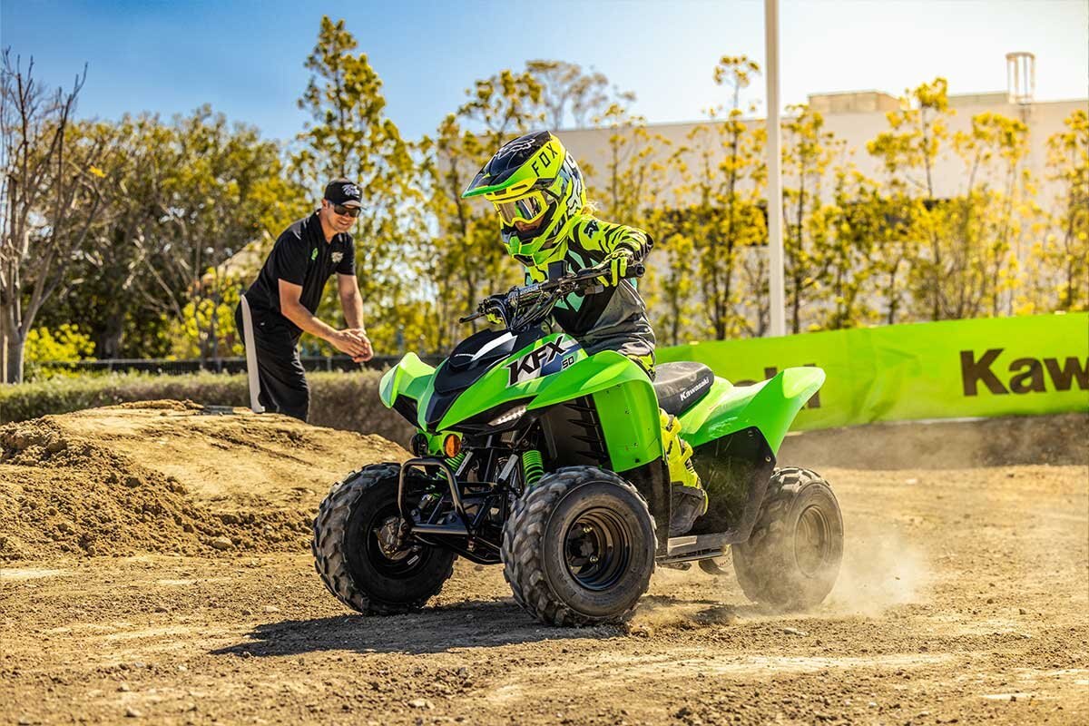 2026 Kawasaki KFX50 Lime Green