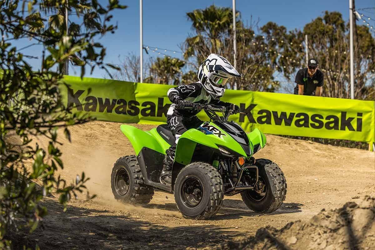 2026 Kawasaki KFX90 Lime Green