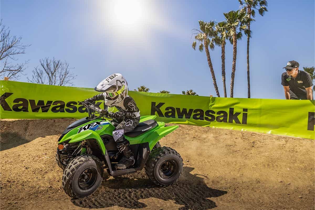 2026 Kawasaki KFX90 Lime Green