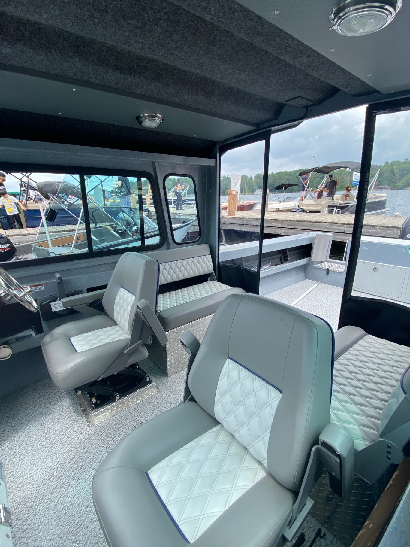 2025 Allied 21 HT Mustang (3 Piece Rollup Curtain)