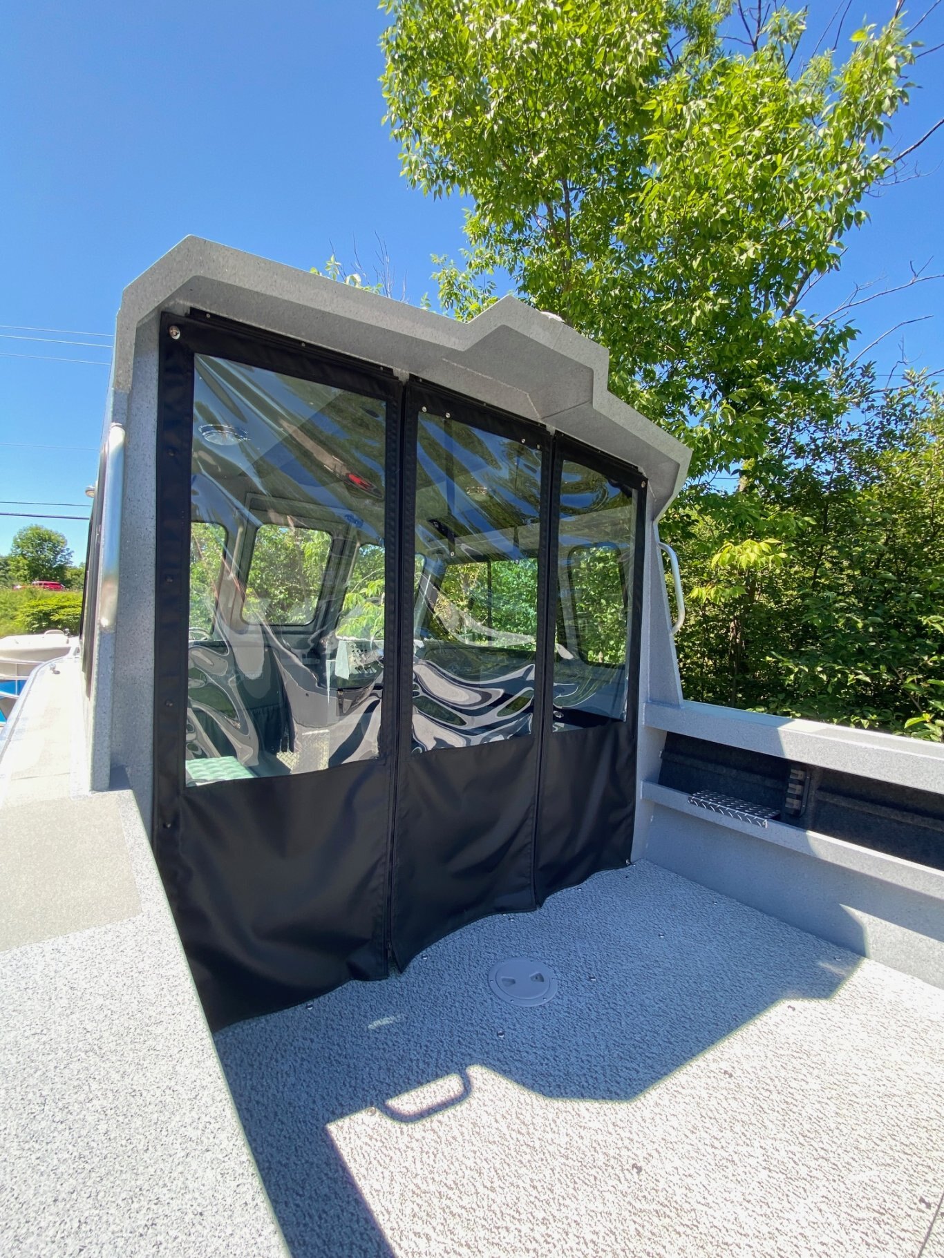 2025 Allied 21 HT Mustang (3 Piece Rollup Curtain)