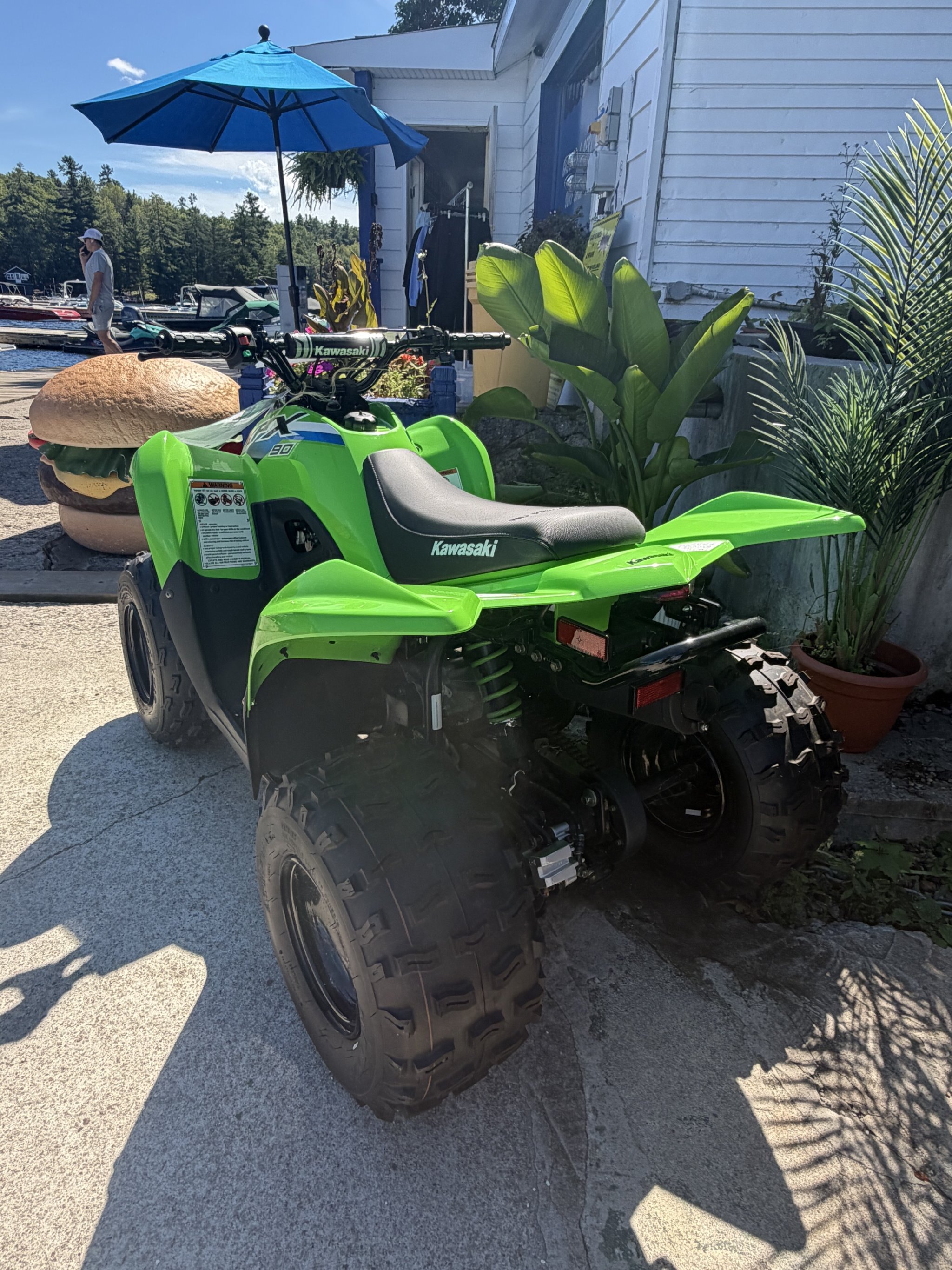 2026 Kawasaki KFX90 (Lime Green)