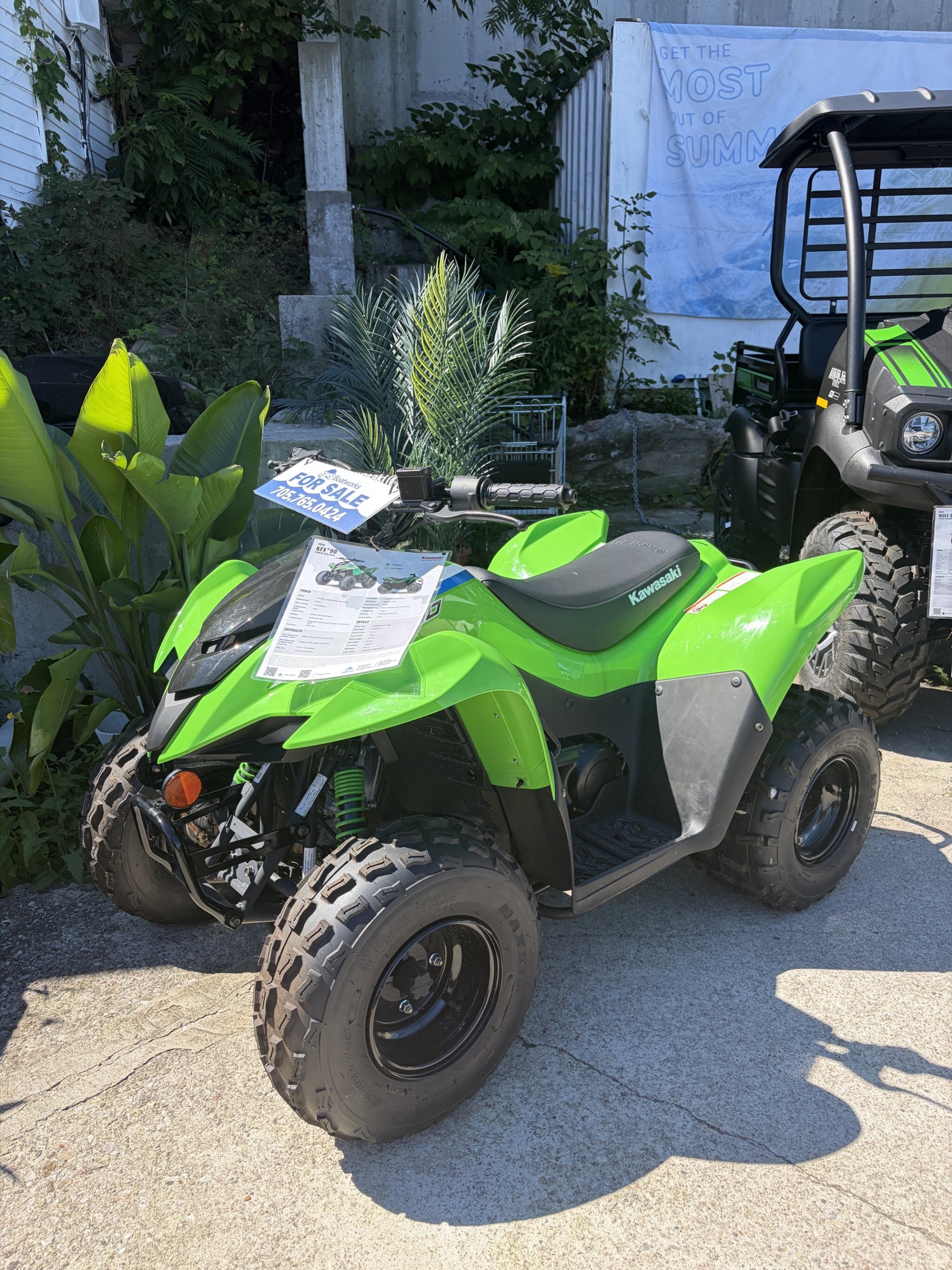 2026 Kawasaki KFX90 (Lime Green)
