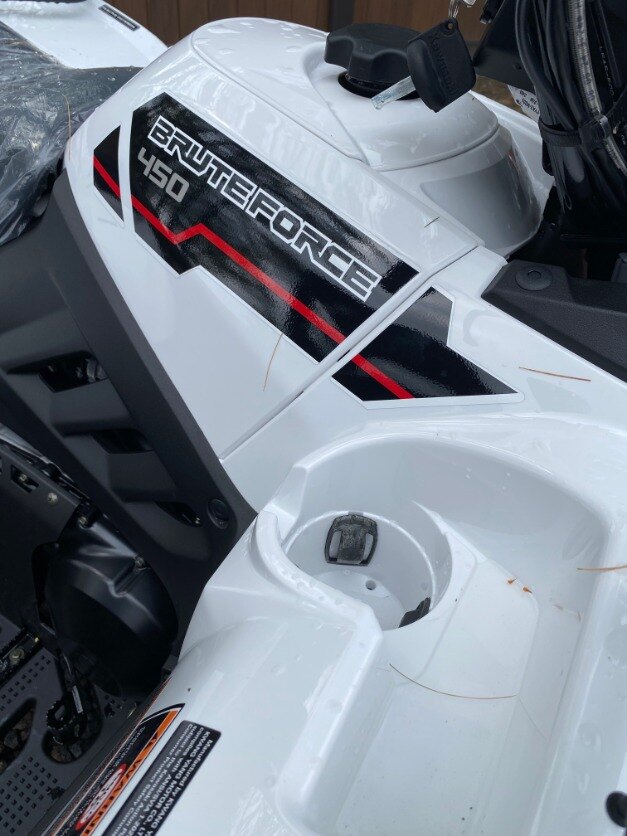 2025 Kawasaki BRUTE FORCE 450 Bright White