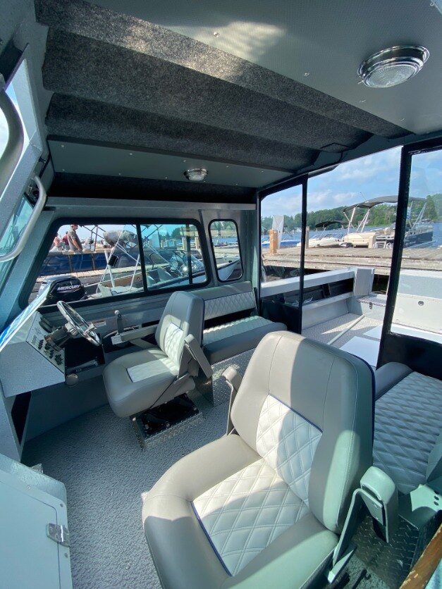 2025 Allied 21 HT Mustang (3 Piece Rollup Curtain)