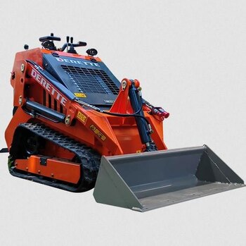 Established Arborist Package: Derette XC1100 Mini Skid Steer Loader with Standard Bucket