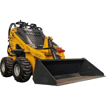Barn Clearing Package: Derette DRT 380 Mini Skid Steer with Standard Bucket
