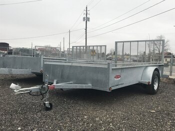 2023 DURATRAIL 7X14 SINGLE AXLE GLAVANIZED ATV TRAILER