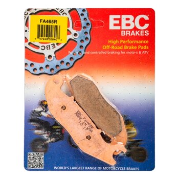 EBC â??Râ?? Long Life Sintered Brake Pad Long life Sintered Metal Front FA468R Fits Can am