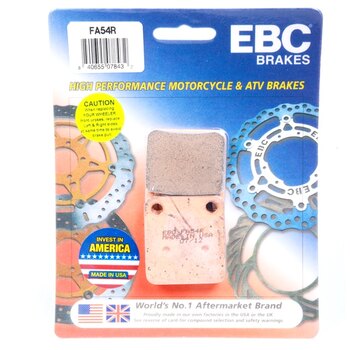 EBC â??Râ?? Long Life Sintered Brake Pad Sintered metal De face/Rear FA54R Convient à Honda, Convient à Kawasaki, Convient à Suzuki, Convient à Yamaha, Convient à Hyosung, Convient à Polaris, Convient au moteur Nordik, Fits Moto ski, Convient MV Agusta, Compatible avec Pitster Pro., Convient à Sym, Convient à Piaggio, Convient à Panterra, Convient aux scooters PGO, Compatible avec Northway, Fits OMC