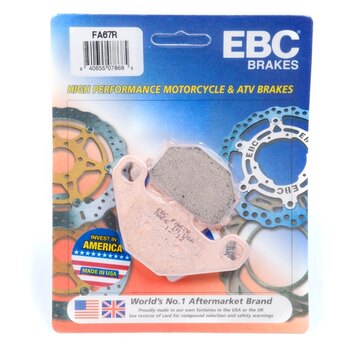 EBC â??Râ?? Long Life Sintered Brake Pad Long life Sintered Metal Front/Rear FA618R Fits Can am