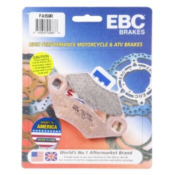 EBC â??Râ?? Long Life Sintered Brake Pad Sintered metal De face/Rear FA54R Convient à Honda, Convient à Kawasaki, Convient à Suzuki, Convient à Yamaha, Convient à Hyosung, Convient à Polaris, Convient au moteur Nordik, Fits Moto ski, Convient MV Agusta, Compatible avec Pitster Pro., Convient à Sym, Convient à Piaggio, Convient à Panterra, Convient aux scooters PGO, Compatible avec Northway, Fits OMC