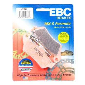 EBC ?MXS? Moto X Race Brake Pad Sintered metal Rear MXS368 Convient à Husaberg, Compatible avec Husqvarna, Convient à KTM, Fits BMW