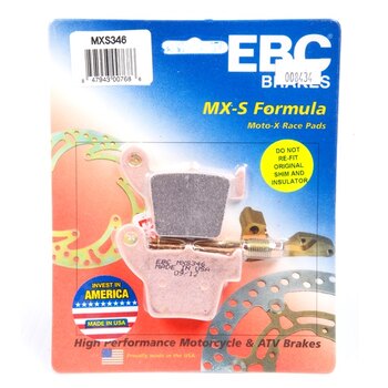 EBC ?MXS? Moto X Race Brake Pad Sintered metal Rear MXS368 Convient à Husaberg, Compatible avec Husqvarna, Convient à KTM, Fits BMW