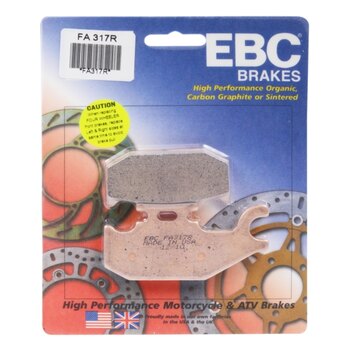 EBC â??Râ?? Long Life Sintered Brake Pad Long life Sintered Metal De face/Rear FA410R Fits Honda