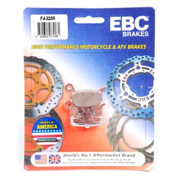 EBC â??Râ?? Long Life Sintered Brake Pad Long life Sintered Metal Front/Rear FA410R Fits Honda