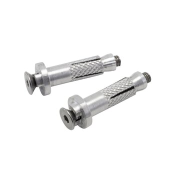 Kit de rehausse de guidon DRC ZETA en aluminium billette argenté 30 mm Compatible avec Honda, Yamaha, Kawasaki, KTM, Suzuki