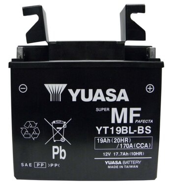 Batterie Yuasa sans entretien AGM YT12A BS