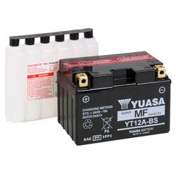 Batterie Yuasa sans entretien AGM haute performance YTX14AHL BS