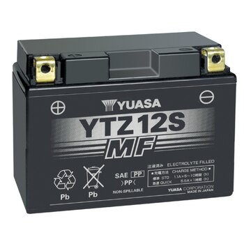 Batterie Yuasa sans entretien AGM YUAM62T4B