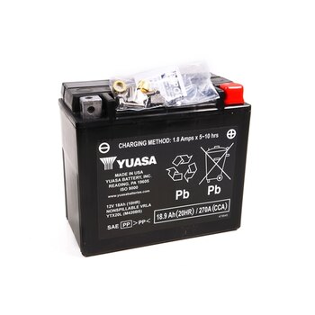 Batterie Yuasa sans entretien AGM activée en usine YTZ12S