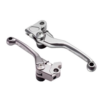 Levier de pivot DRC ZETA FP N/A Argent 3 doigts Frein en aluminium Moto Non