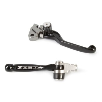 DRC ZETA Pivot Lever FP N/A Silver 3 finger Aluminum Brake Motorcycle No