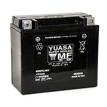 Batterie Yuasa sans entretien AGM activée en usine YTX24HL