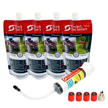 Kit de remplacement de pneus STOP & GO Noir