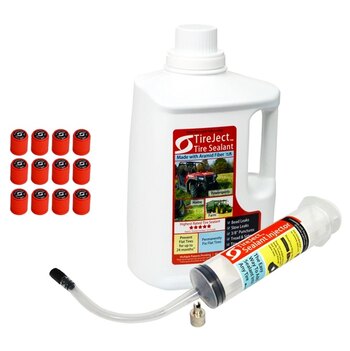 TireJect Kit de protection des pneus liquide 80 oz