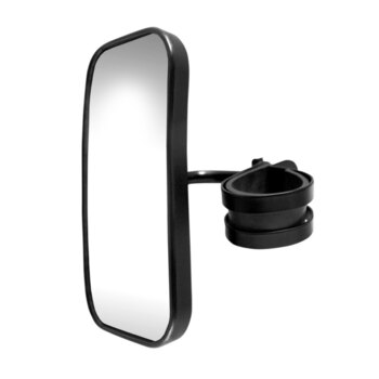 Super ATV Plastic lateral Mirror 1.75? Clamp On Unit Black 8.5″ x 4.25″